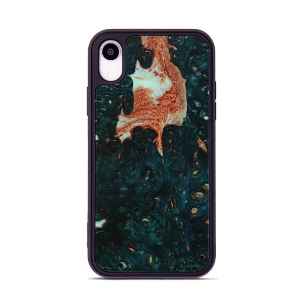 iPhone Xr Wood+Resin Phone Case - Deanna (Wood Burl, 705586) Hot on Sale