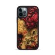 iPhone 12 Pro Wood+Resin Phone Case - Atticus (Red, 706136) For Cheap