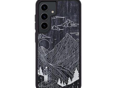 Galaxy S24 Wood+Resin Phone Case - Roaming - Ebony (Curated) Sale