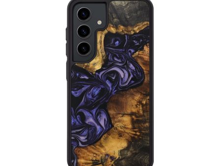 Galaxy S24 Wood+Resin Phone Case - Haley (Purple, 706178) For Cheap