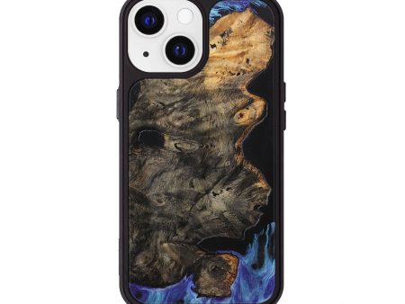 iPhone 13 Wood+Resin Phone Case - Nayeli (Feather, 707397) Sale