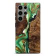 Galaxy S24 Ultra Wood+Resin Live Edge Phone Case - Bethany (Green, 707076) Online Sale