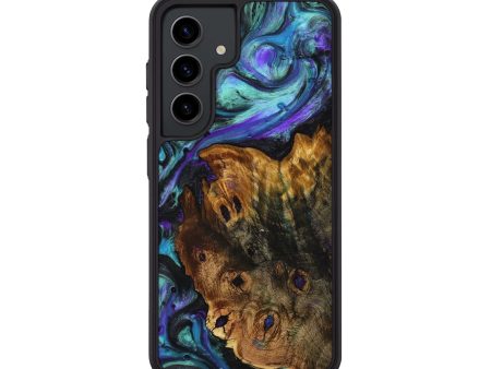 Galaxy S24 Wood+Resin Phone Case - Hunter (Purple, 709308) Hot on Sale