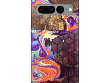 Pixel 7 Pro Wood+Resin Live Edge Phone Case - Sherri (Pattern, 707771) Fashion