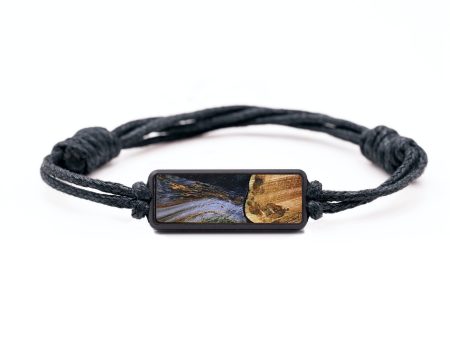 Classic Wood+Resin Bracelet - Lilith (Teal & Gold, 709212) For Discount