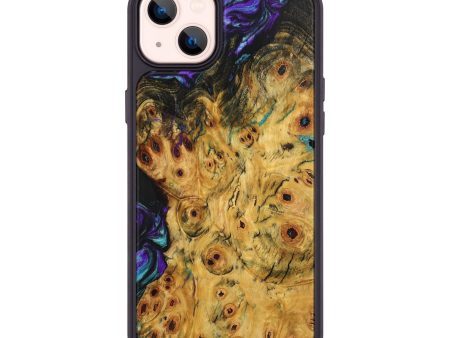 iPhone 14 Plus Wood+Resin Phone Case - Mathew (Wood Burl, 706982) Online Hot Sale