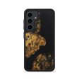 Galaxy S24 Wood+Resin Phone Case - Chelsea (Pure Black, 706046) Sale