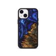 iPhone 13 mini Wood+Resin Phone Case - Ramon (Blue, 709334) Cheap