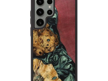 Galaxy S23 Ultra Wood+Resin Phone Case - Catina (Mosaic, 708550) For Sale