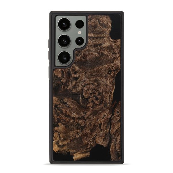 Galaxy S23 Ultra Wood+Resin Phone Case - Breanna (Wood Burl, 710254) Discount