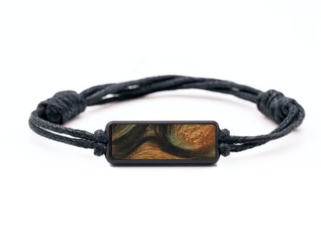 Classic Wood+Resin Bracelet - Evangeline (Green, 709164) on Sale