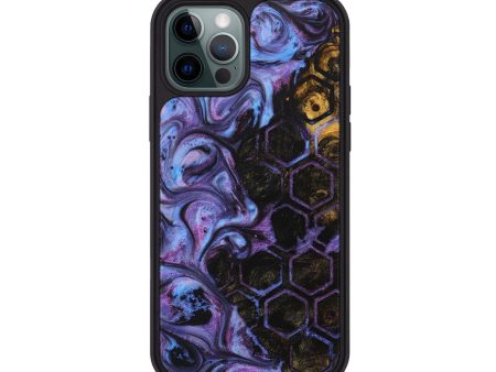 iPhone 12 Pro Wood+Resin Phone Case - Maeve (Pattern, 707343) Cheap