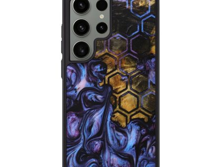 Galaxy S24 Ultra Wood+Resin Phone Case - Ariella (Pattern, 707334) For Sale