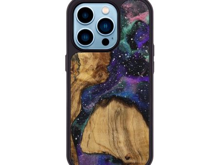 iPhone 14 Pro Wood+Resin Phone Case - Phoenix (Cosmos, 708005) Sale