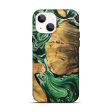 iPhone 13 Wood+Resin Live Edge Phone Case - Mckenzie (Green, 708435) Online Sale