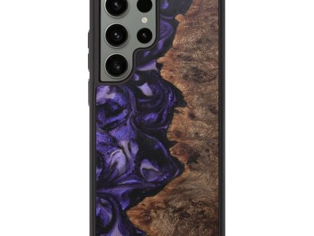 Galaxy S23 Ultra Wood+Resin Phone Case - Emery (Purple, 707946) Online