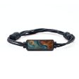 Classic Wood+Resin Bracelet - Brantley (Teal & Gold, 709209) Discount