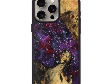 iPhone 15 Pro Max Wood+Resin Phone Case - Khalil (Cosmos, 709910) Online Sale