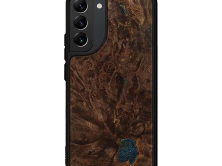 Galaxy S22 Plus Wood+Resin Phone Case - Tami (Wood Burl, 705594) Supply