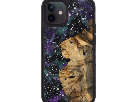 iPhone 12 Wood+Resin Phone Case - Olga (Cosmos, 708003) For Discount