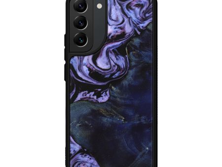 Galaxy S22 Plus Wood+Resin Phone Case - Fiona (Purple, 709313) Hot on Sale