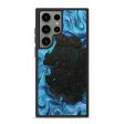 Galaxy S23 Ultra Wood+Resin Phone Case - Ainsley (Blue, 709779) Hot on Sale