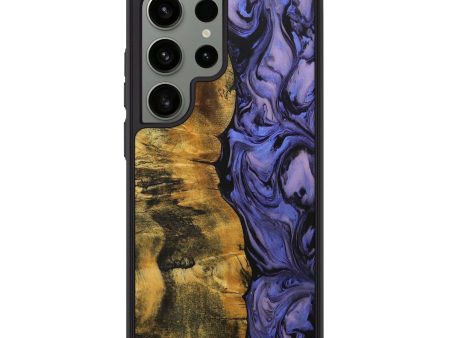 Galaxy S24 Ultra Wood+Resin Phone Case - Ryker (Purple, 706172) Online