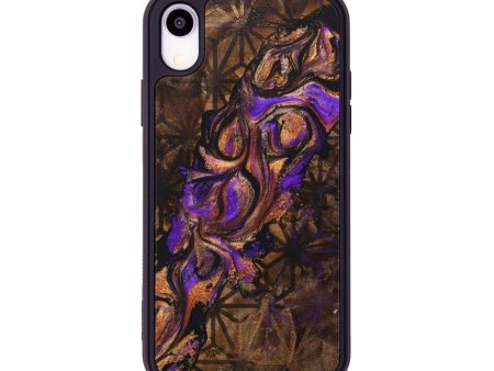 iPhone Xr Wood+Resin Phone Case - Donnie (Pattern, 707354) Online Sale