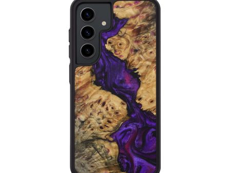 Galaxy S24 Wood+Resin Phone Case - Lorrie (Purple, 707872) For Discount