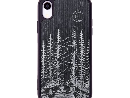 iPhone Xr Wood+Resin Phone Case - Camp - Ebony (Curated) Sale