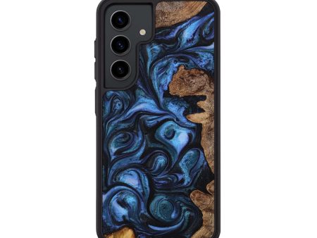 Galaxy S24 Wood+Resin Phone Case - Jazmine (Mosaic, 709801) Cheap