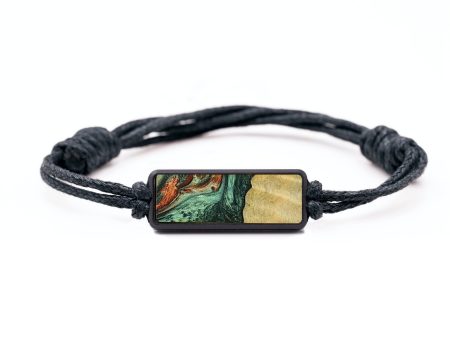 Classic Wood+Resin Bracelet - Elise (Green, 709149) Online