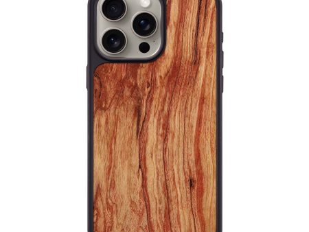 iPhone 15 Pro Max Wood+Resin Phone Case - Zoe (Wood Burl, 705596) For Discount