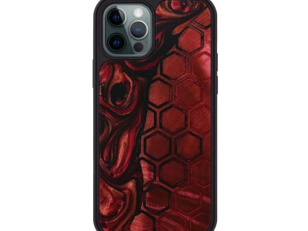 iPhone 12 Pro Wood+Resin Phone Case - Clark (Pattern, 707352) Cheap