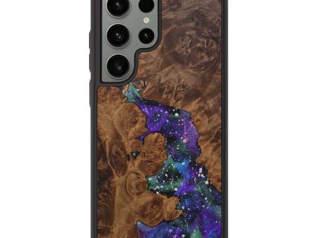 Galaxy S23 Ultra Wood+Resin Phone Case - Terrance (Cosmos, 707136) For Cheap