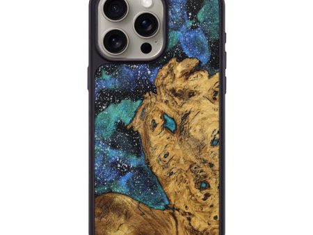 iPhone 15 Pro Max Wood+Resin Phone Case - Amiyah (Cosmos, 709918) Supply