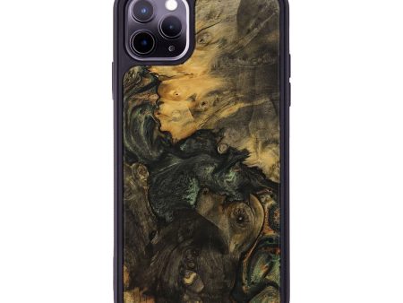 iPhone 11 Pro Max Wood+Resin Phone Case - Archer (Green, 710041) Online Sale