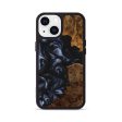 iPhone 13 Wood+Resin Phone Case - Priscilla (Blue, 708285) Online