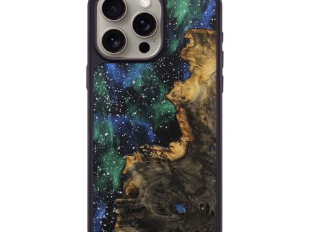 iPhone 15 Pro Max Wood+Resin Phone Case - Trevon (Cosmos, 709882) Online Sale