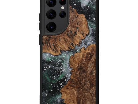 Galaxy S22 Ultra Wood+Resin Phone Case - Willa (Cosmos, 708348) Cheap