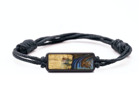 Classic Wood+Resin Bracelet - Walter (Teal & Gold, 709220) Cheap