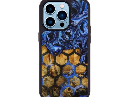 iPhone 14 Pro Wood+Resin Phone Case - Alexandra (Pattern, 707470) Hot on Sale