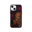 iPhone 13 mini Wood+Resin Phone Case - Clyde (Red, 709707) Fashion