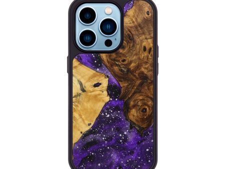 iPhone 14 Pro Wood+Resin Phone Case - Lola (Cosmos, 706125) on Sale