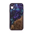 iPhone Xr Wood+Resin Phone Case - Giuliana (Purple, 710002) For Sale