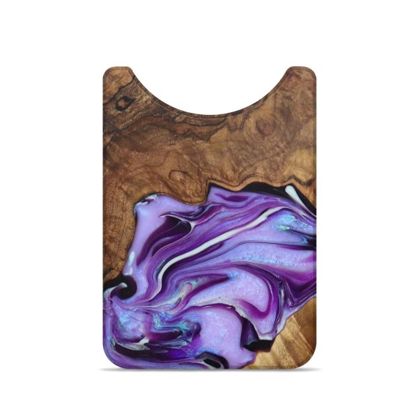 Live Edge Wood+Resin Wallet - Carlton (Purple, 708917) Online Hot Sale