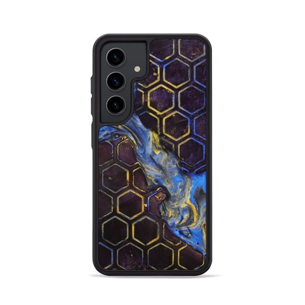 Galaxy S24 Wood+Resin Phone Case - Hillary (Pattern, 710230) Cheap