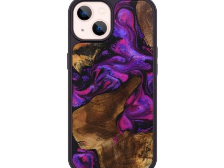 iPhone 14 Wood+Resin Phone Case - Bennett (Mosaic, 709494) Online Hot Sale