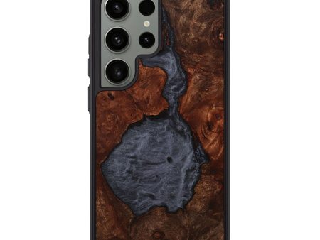 Galaxy S24 Ultra Wood+Resin Phone Case - Corey (Wood Burl, 705569) Fashion