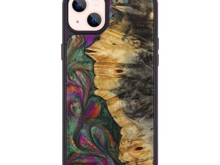 iPhone 14 Plus Wood+Resin Phone Case - Marilyn (Green, 709246) Online